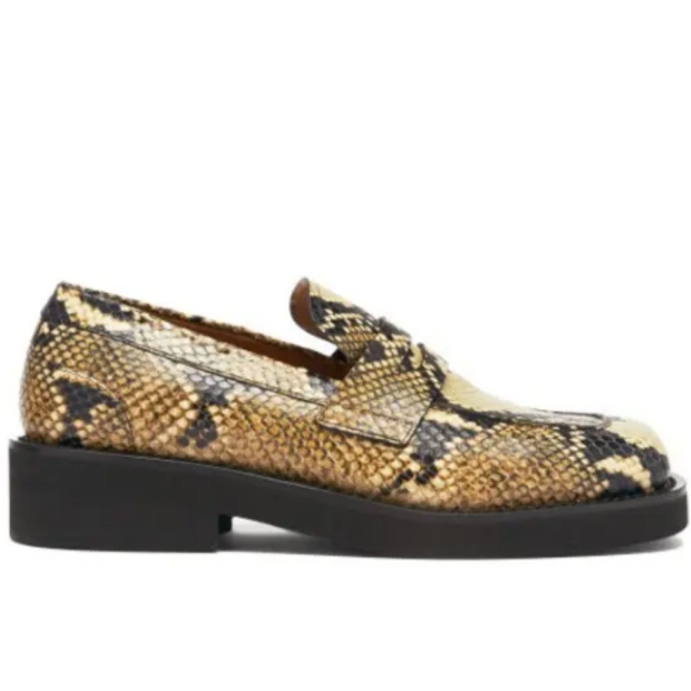 MARNI Python Print Chunky Loafers - Picture 5 of 10
